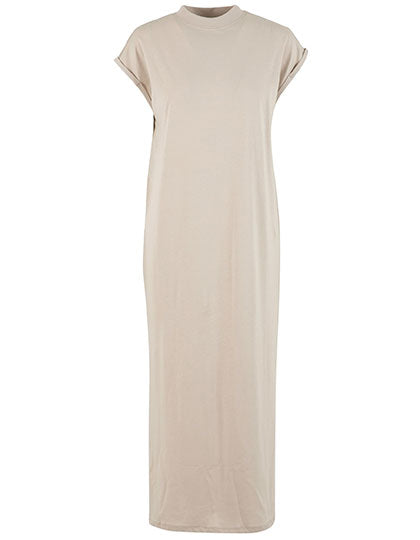 Ladies Long Extended Shoulder Dress