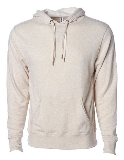 Unisex Midweight French Terry Hooded Pullover in Oatmeal Heather, Größe XXL