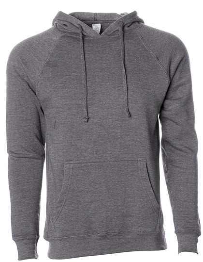 Unisex Midweight Special Blend Raglan Hooded Pullover in Nickel, Größe 3XL