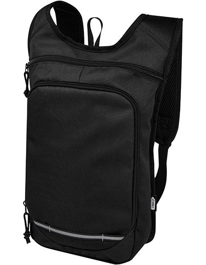 Small Outdoor / Sport Backpack in Solid Black, Größe 22 x 36 x 8,5 cm