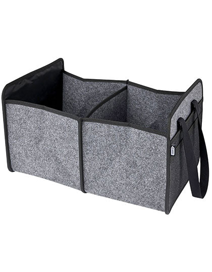 Felt Foldable Car Organiser in Medium Grey, Größe 28,5 x 31 cm
