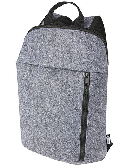 Small Felt Cooler Backpack 7L in Medium Grey, Größe 24,5 x 40 x 12,5 cm