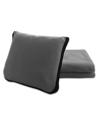 Decken-/Kissen-Set "2 in 1" in Grey, Größe 175 x 120 cm
