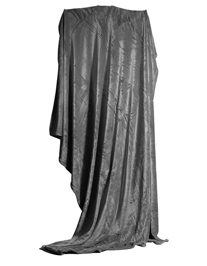 Flanell-Decke in Grey, Größe One Size