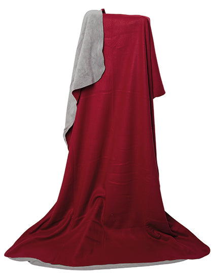 Duodecke Fleece/Coral in Red, Größe 180 x 130 cm