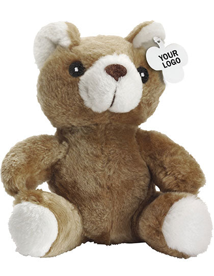 Plüsch-Teddy-Bär Barney in Brown, Größe 19,5 x 19,5 x 15 cm