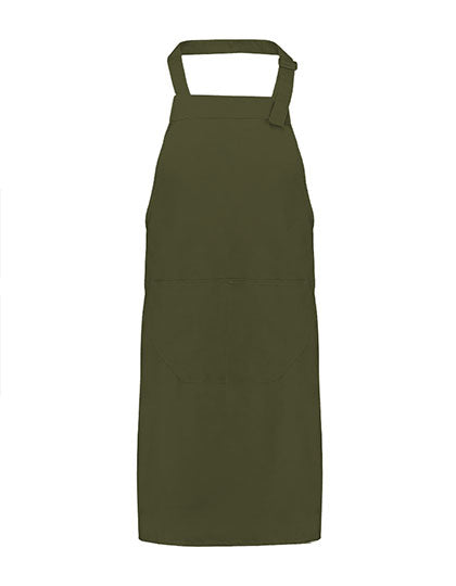 Schürze in Olive Green, Größe 75 x 85 cm