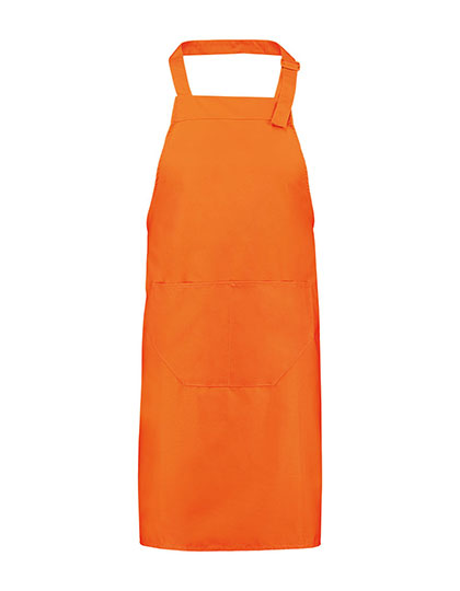 Schürze in Orange, Größe 75 x 85 cm