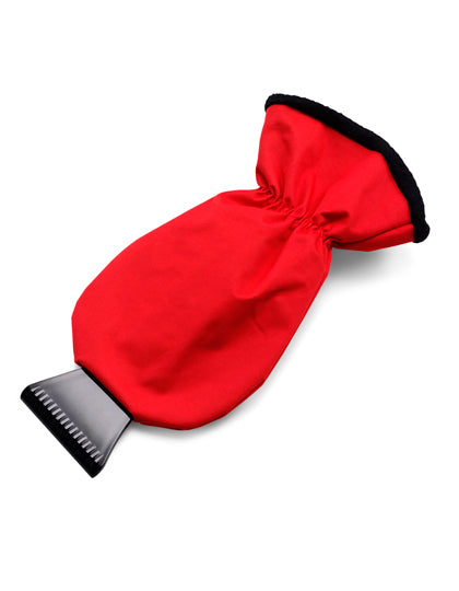 Eiskratzer mit XXL-Schutz-Handschuh in Red, Größe One Size