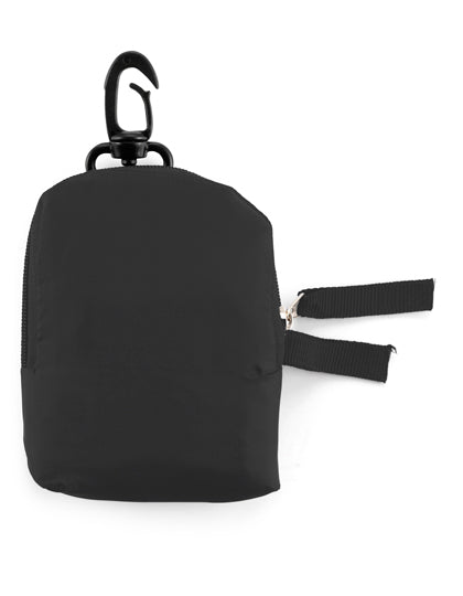 Einkaufstasche 'Pocket' in Black, Größe 43 x 38 x 9 cm