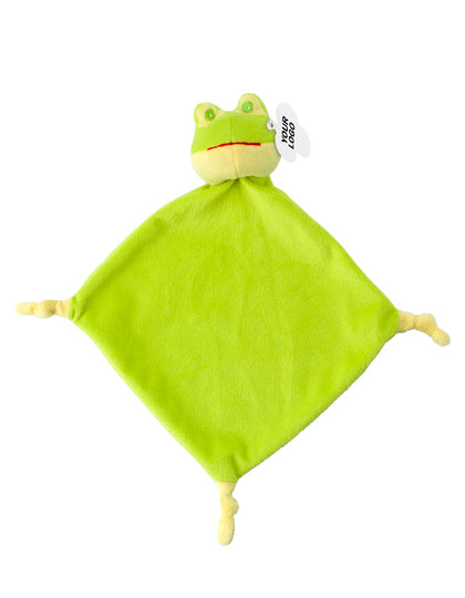 Plüsch-Schnuffeltuch Relax in Frog, Größe 19 x 19 x 0,5 cm