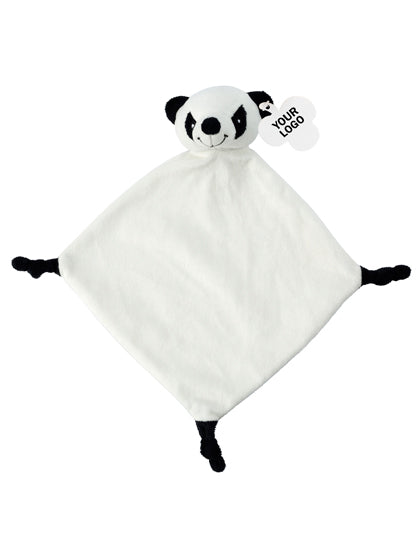 Plüsch-Schnuffeltuch Relax in Panda, Größe 19 x 19 x 0,5 cm
