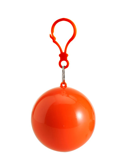 Notfall-Poncho Universum in Orange, Größe One Size