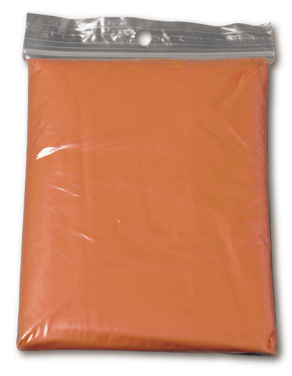 Regenponcho Oxford in Orange, Größe One Size