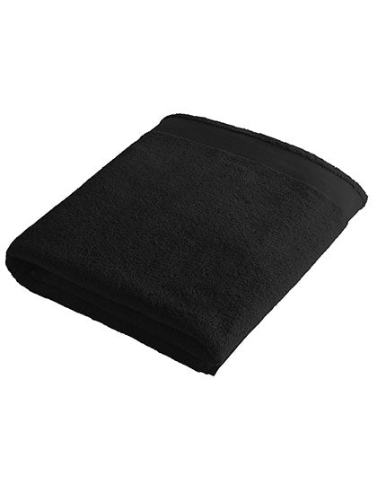 First Class Strandhandtuch in Black, Größe 180 x 100 cm