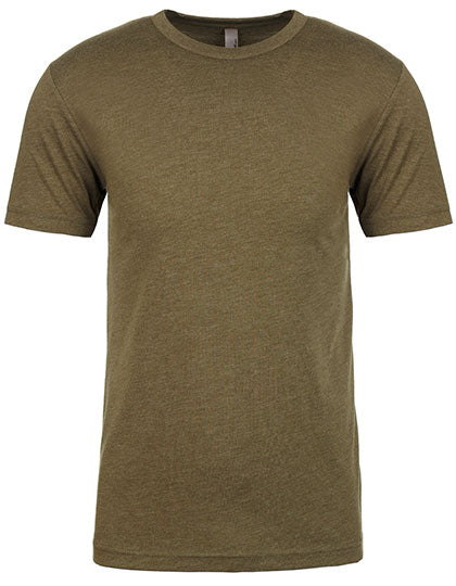 Unisex Tri-Blend T-Shirt in Military Green (Tri-Blend), Größe XS