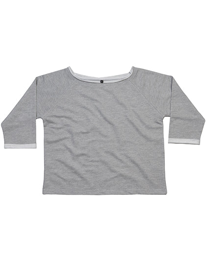 Flash Dance Sweat in Heather Grey Melange, Größe XL