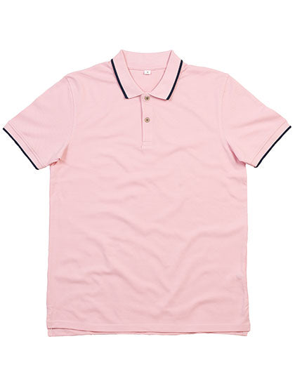 The Tipped Polo in Soft Pink, Größe XXL