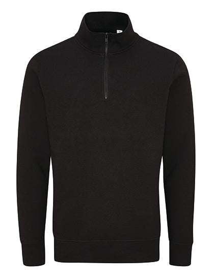 The Quarter Zip Sweat in Black, Größe XXL