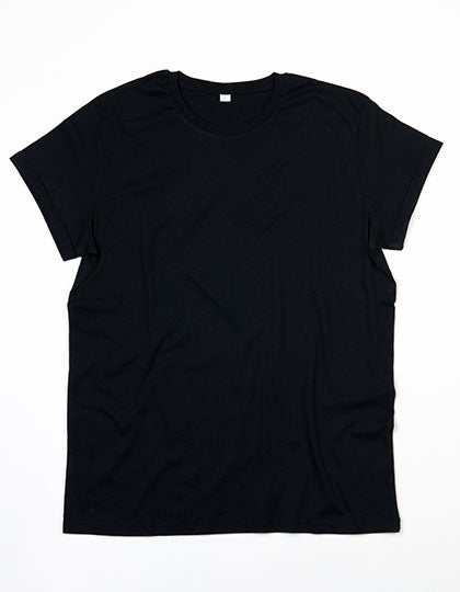 Men´s Roll Sleeve T in Black, Größe XXL