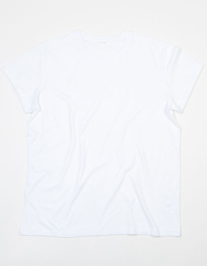 Men´s Roll Sleeve T in White, Größe XXL