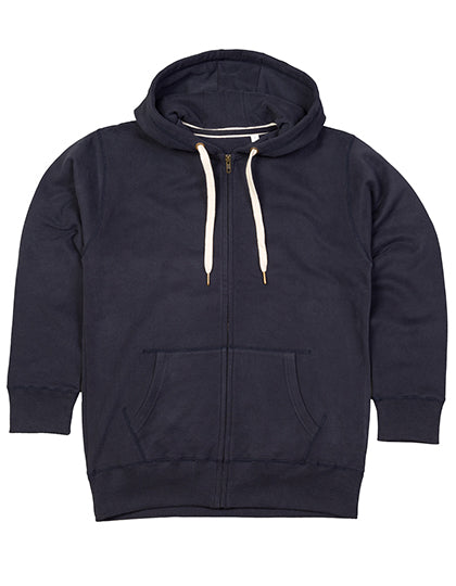 Men´s Superstar Zip-Through Hoodie in Dark Navy, Größe XXL