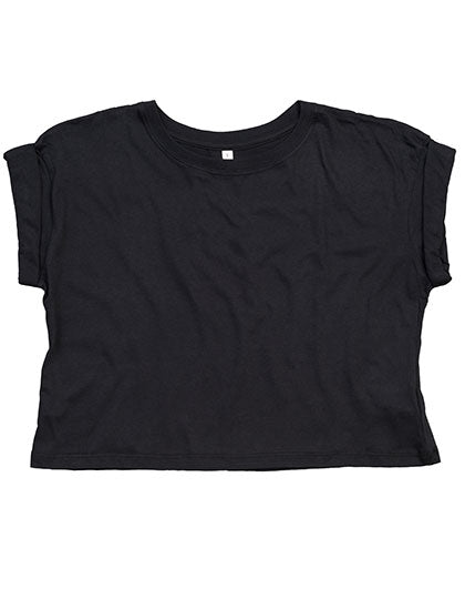 Women´s Crop Top T in Black, Größe XS