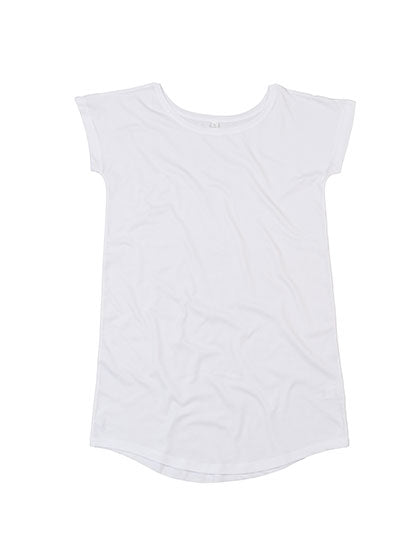 Women´s Loose Fit T Dress in White, Größe XL