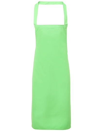 Organic Cotton Bib Apron (No Pocket) in Apple (ca. Pantone 360C), Größe 60 x 87 cm