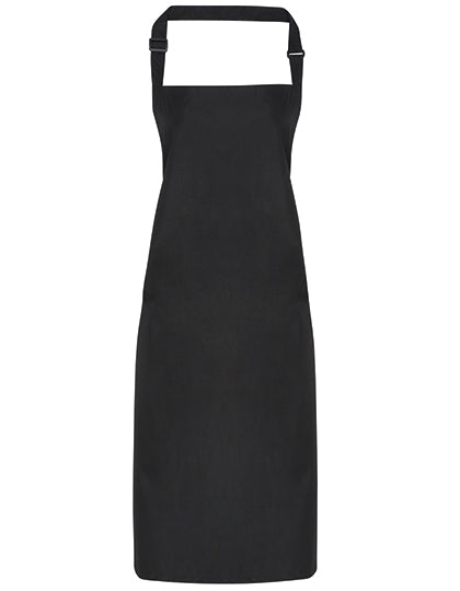 Waterproof Bib Apron in Black (ca. Pantone Black C), Größe 72 x 86 cm