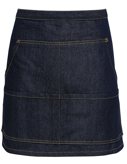 Jeans Stitch Denim Waist Apron in Indigo Denim (ca. Pantone 2767C), Größe 79 x 39,5 cm