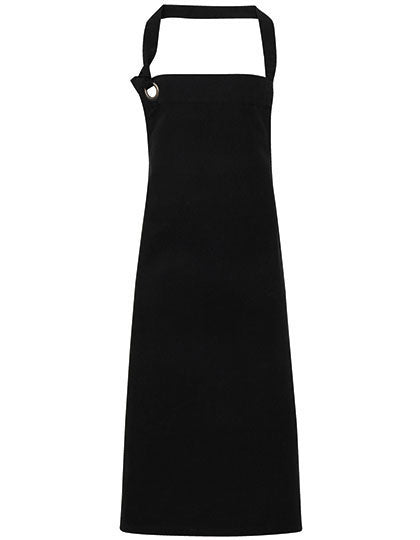 Calibre Heavy Cotton Canvas Bib Apron in Black (ca. Pantone Black C), Größe 72 x 86 cm