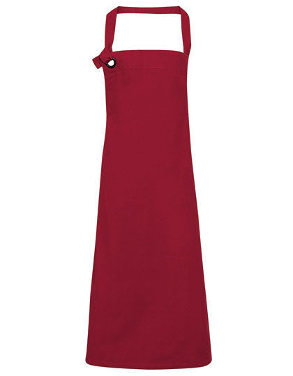 Calibre Heavy Cotton Canvas Bib Apron in Burgundy, Größe 72 x 86 cm