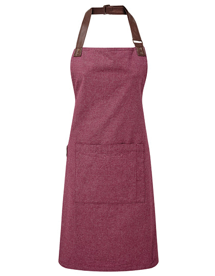 Annex Oxford Bib Apron in Burgundy (ca. Pantone 209C), Größe 72 x 86 cm