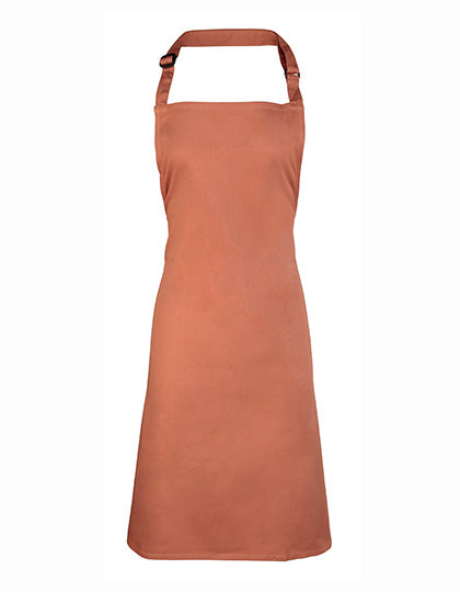 Colours Collection Bib Apron in Chestnut (ca. Pantone 7525C), Größe 72 x 86 cm
