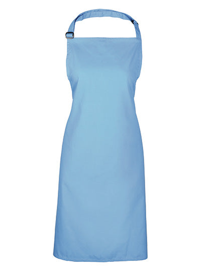 Colours Collection Bib Apron in Cornflower (ca. Pantone 279C), Größe 72 x 86 cm