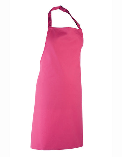 Colours Collection Bib Apron in Hot Pink (ca. Pantone 214C), Größe 72 x 86 cm