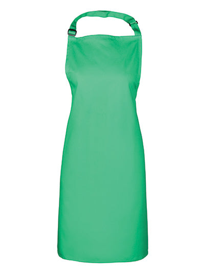Colours Collection Bib Apron in Kelly Green (ca. Pantone 355C), Größe 72 x 86 cm