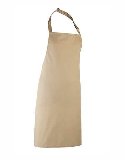 Colours Collection Bib Apron in Khaki (ca. Pantone 7503C), Größe 72 x 86 cm