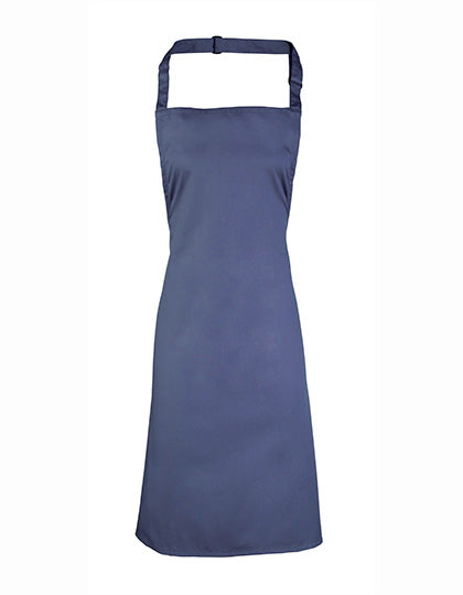 Colours Collection Bib Apron in Marine Blue (ca. Pantone 281C), Größe 72 x 86 cm