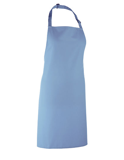 Colours Collection Bib Apron in Midblue (ca. Pantone 2718), Größe 72 x 86 cm