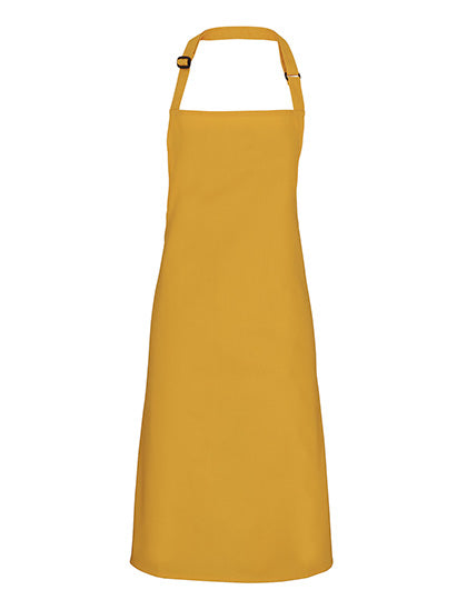 Colours Collection Bib Apron in Mustard (ca. Pantone 7405C), Größe 72 x 86 cm