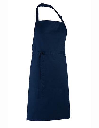 Colours Collection Bib Apron in Navy (ca. Pantone 2766C), Größe 72 x 86 cm