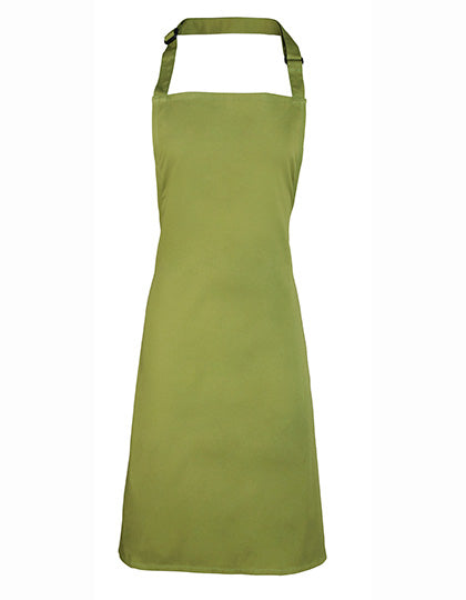 Colours Collection Bib Apron in Oasis Green (ca. Pantone 371C), Größe 72 x 86 cm
