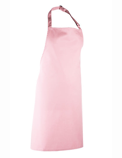 Colours Collection Bib Apron in Pink (ca. Pantone 1895C), Größe 72 x 86 cm