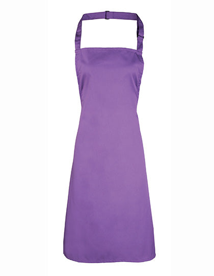 Colours Collection Bib Apron in Rich Violet (ca. Pantone 2587C), Größe 72 x 86 cm