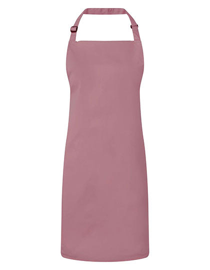Colours Collection Bib Apron in Rose (ca. Pantone 5015C), Größe 72 x 86 cm