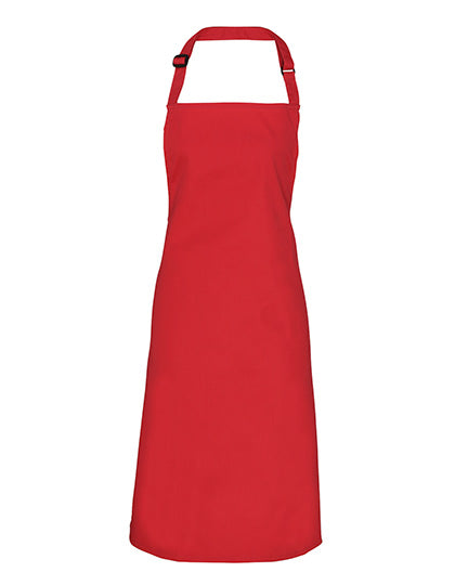 Colours Collection Bib Apron in Salsa (ca. Pantone 187C), Größe 72 x 86 cm