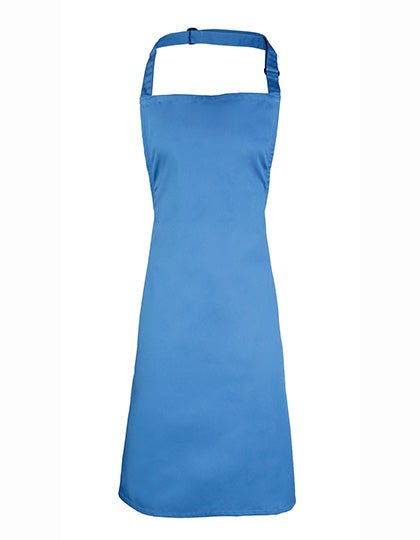 Colours Collection Bib Apron in Sapphire (ca. Pantone 300C), Größe 72 x 86 cm
