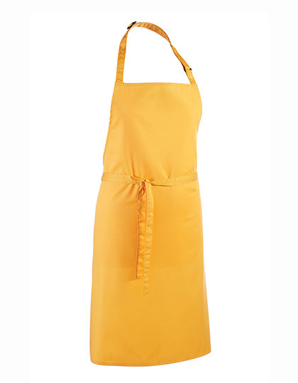 Colours Collection Bib Apron in Sunflower (ca. Pantone 136C), Größe 72 x 86 cm